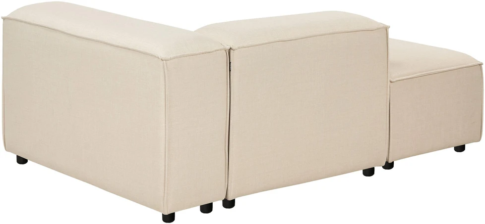 Sofa Beliani Dešininis szezlongas ARDAL, smėlio spalvos
