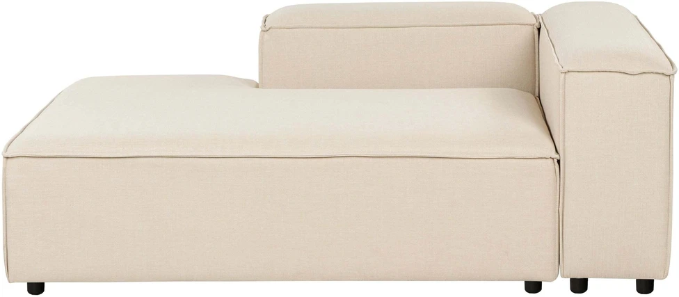 Sofa Beliani Dešininis szezlongas ARDAL, smėlio spalvos