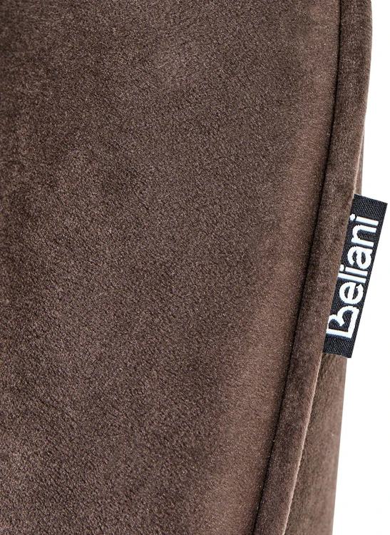 Sofa Beliani Dviejų vietų valgomojo suoliukas OSBY, veliūras, tamsiai rudas