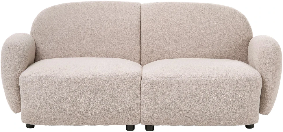 Sofa Beliani JULE bouclé poilsio komplektas 6 asmenims, smėlio spalvos