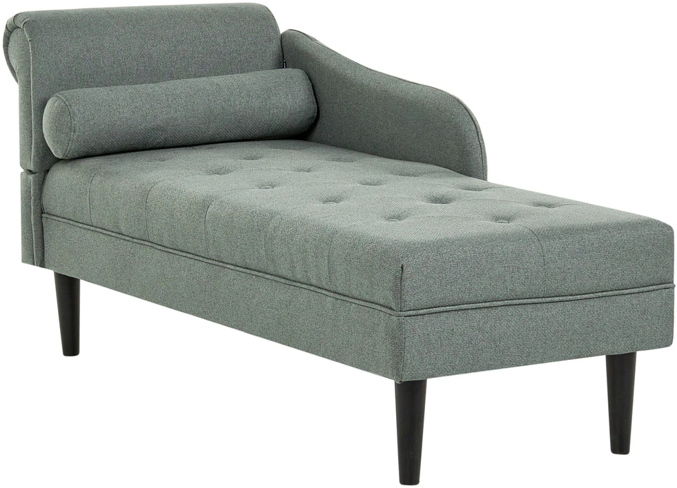 Sofa Beliani Kairės pusės šezlongas YVOIRE, žalias