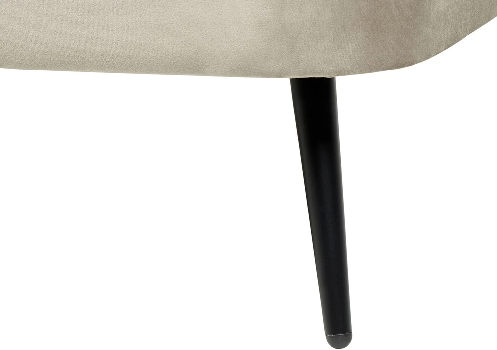 Sofa Beliani Kairinis gultas ALLIER, veliūras, smėlio spalvos