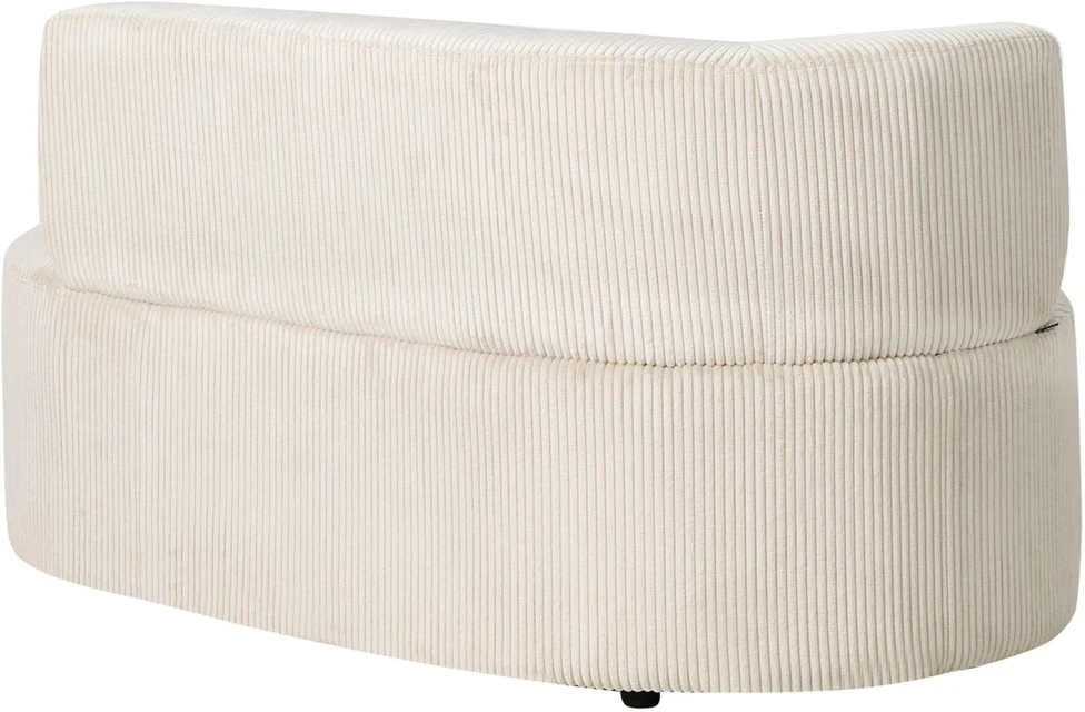 Sofa Beliani Kairinis gultas „VANVEY“, velvetinis, šviesiai smėlio spalvos