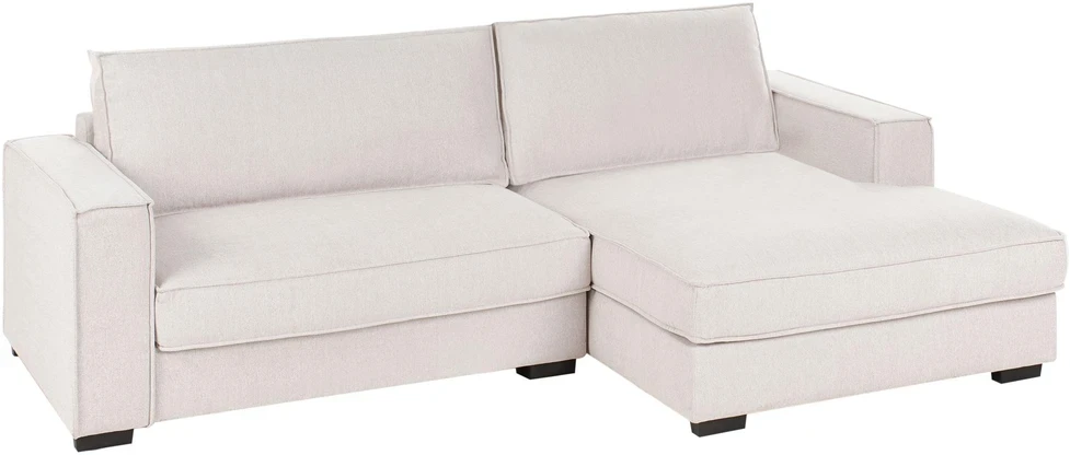 Sofa Beliani Kairinis kampas RENDERS šviesiai smėlio spalvos