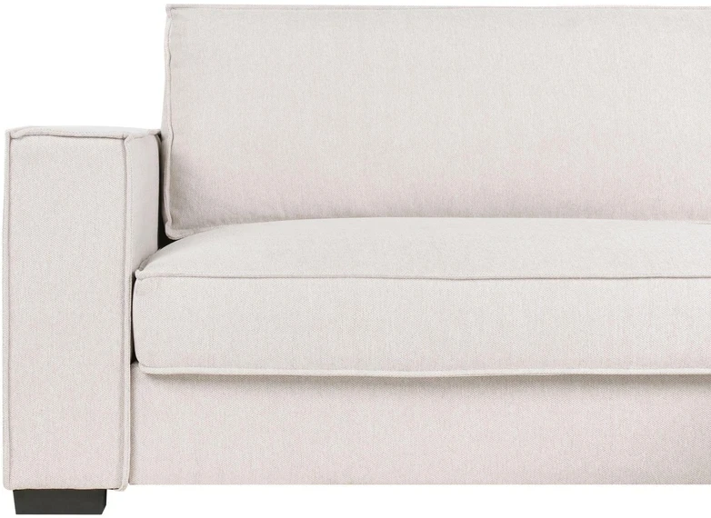 Sofa Beliani Kairinis kampas RENDERS šviesiai smėlio spalvos