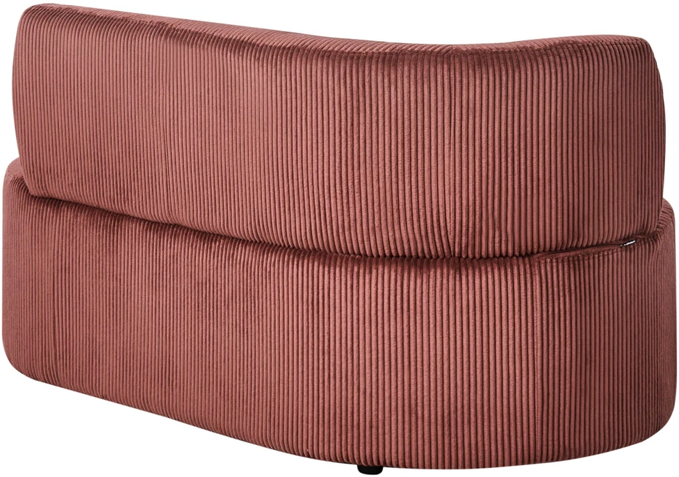 Sofa Beliani Kairinis sėdimas gultas VANVEY, velvetas, raudonas