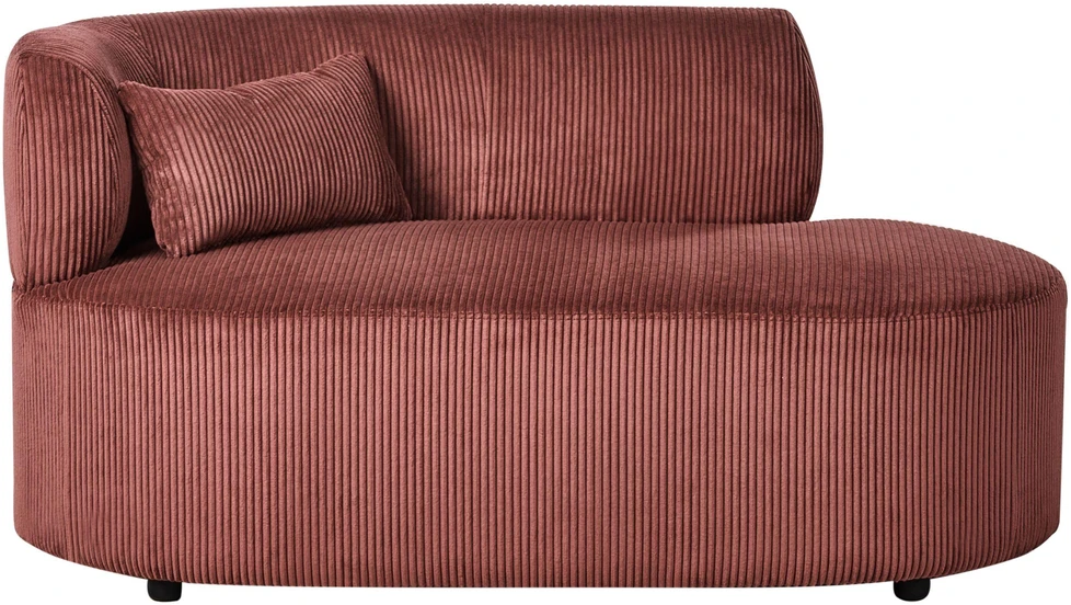 Sofa Beliani Kairinis sėdimas gultas VANVEY, velvetas, raudonas