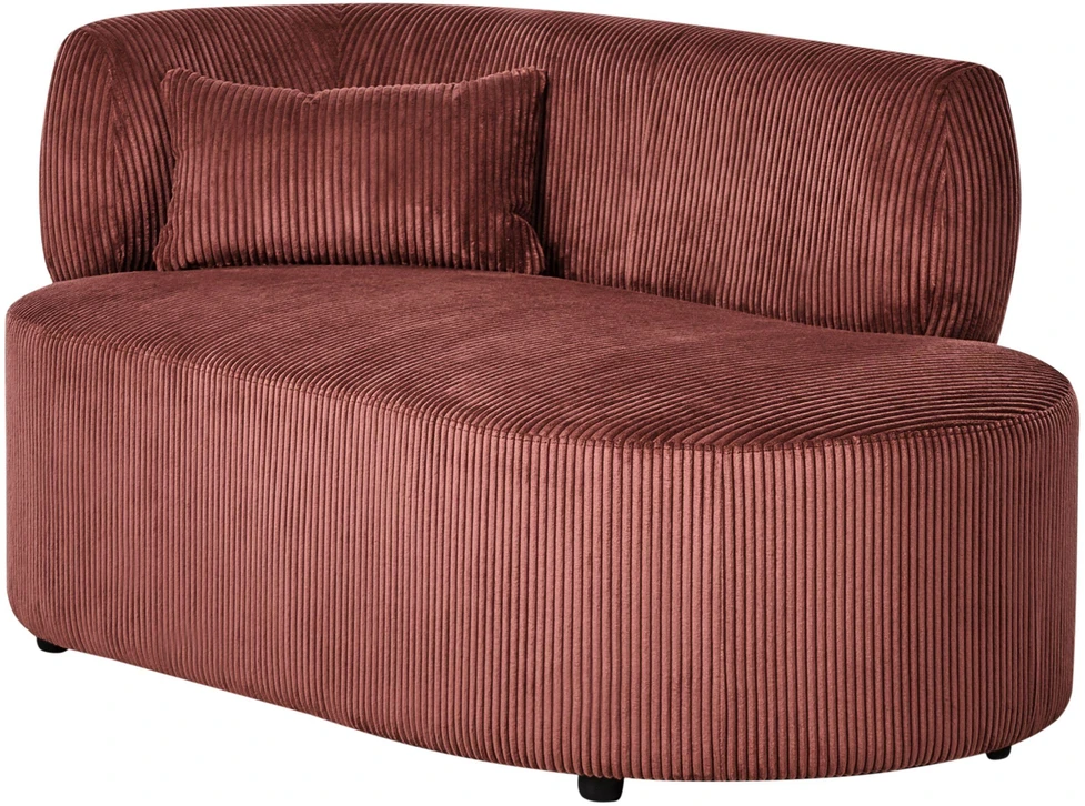 Sofa Beliani Kairinis sėdimas gultas VANVEY, velvetas, raudonas