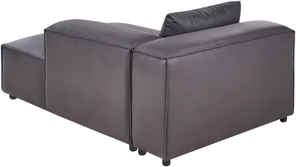 Sofa Beliani Kairinis šezlongas BRANDE, juodas