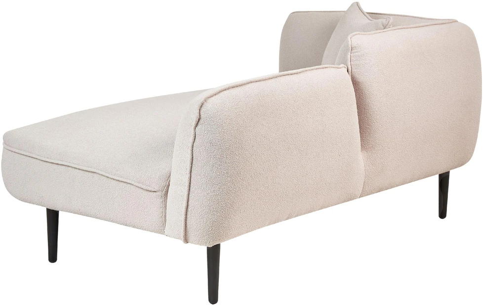 Sofa Beliani Kairinis šezlongas CHEVANNES Boucle šviesiai smėlio spalvos