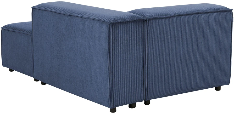 Sofa Beliani Kairiosios pusės šezlongas ARDAL, velvetas, tamsiai mėlynas