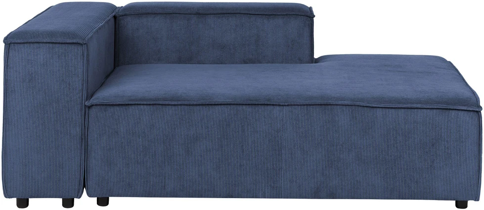 Sofa Beliani Kairiosios pusės šezlongas ARDAL, velvetas, tamsiai mėlynas
