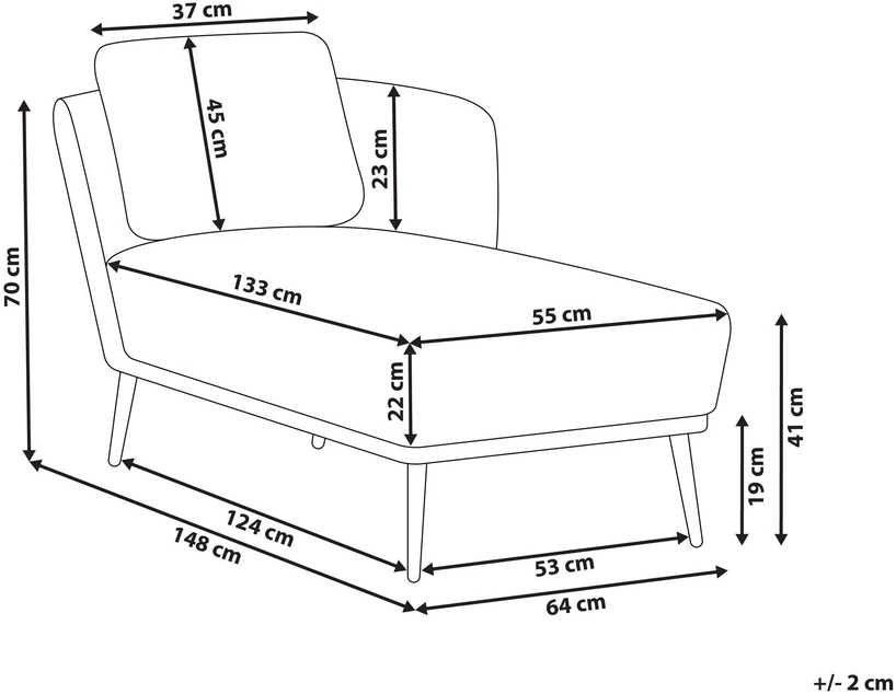Sofa Beliani Kairysis gultas ARTHEZE tamsiai žalias