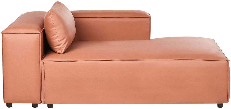 Sofa Beliani Kairysis gultas BRANDE aukso rudos spalvos