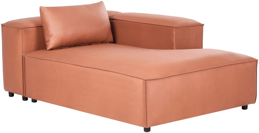 Sofa Beliani Kairysis gultas BRANDE aukso rudos spalvos