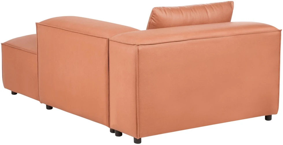 Sofa Beliani Kairysis gultas BRANDE aukso rudos spalvos