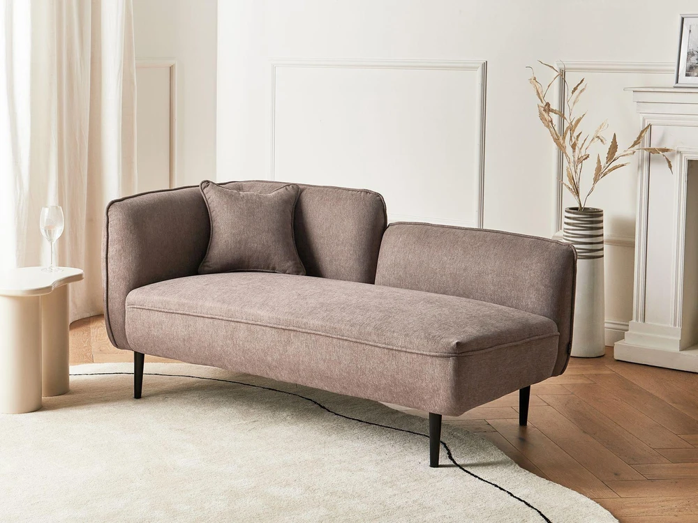 Sofa Beliani Kairysis gultas CHEVANNES šviesiai rudas