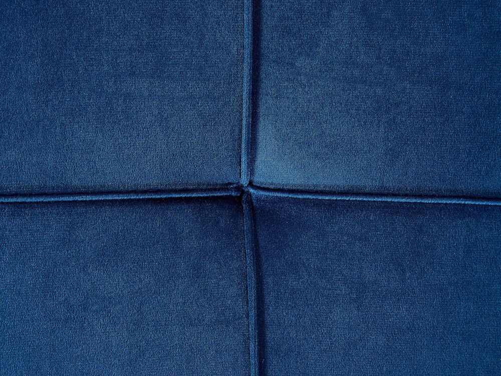 Sofa Beliani Kairysis gultas „GONESSE“ veliūrinis, mėlynas