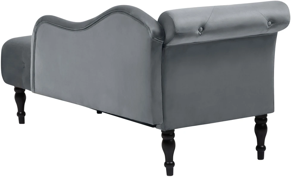 Sofa Beliani Kairysis gultas IVRY Veliūras Pilkas