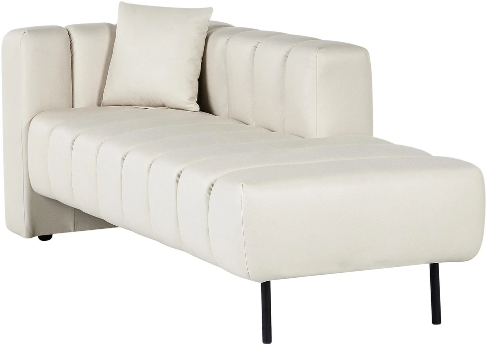 Sofa Beliani Kairysis gultas LANNILS kreminės spalvos