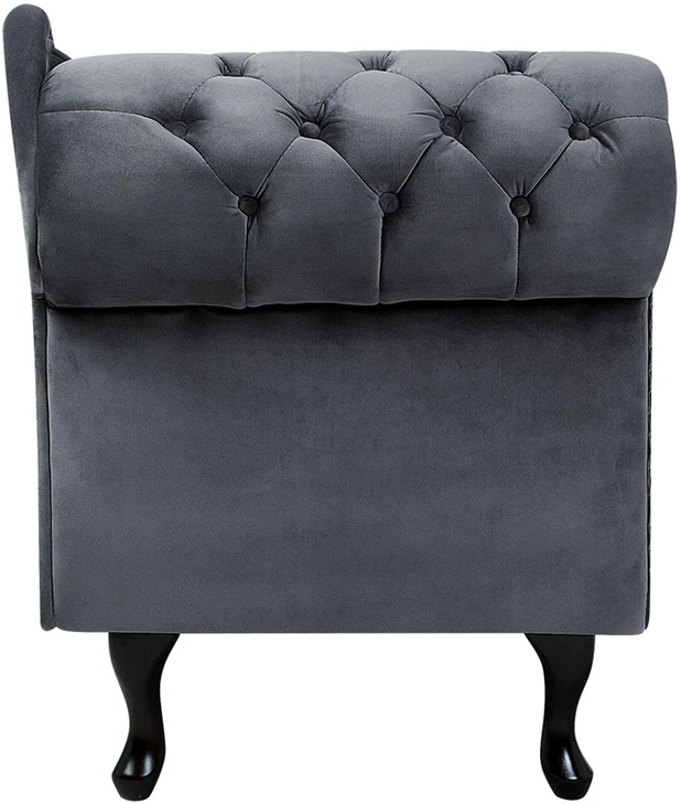 Sofa Beliani Kairysis gultas NIMES, veliūras, pilkas