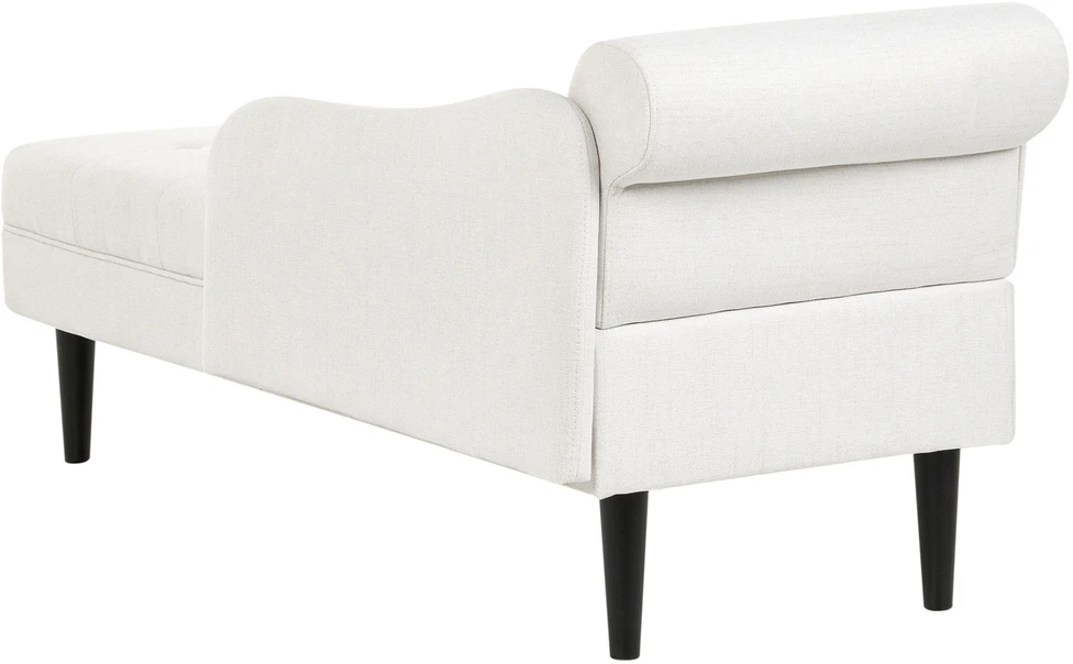 Sofa Beliani Kairysis gultas YVOIRE kreminės spalvos