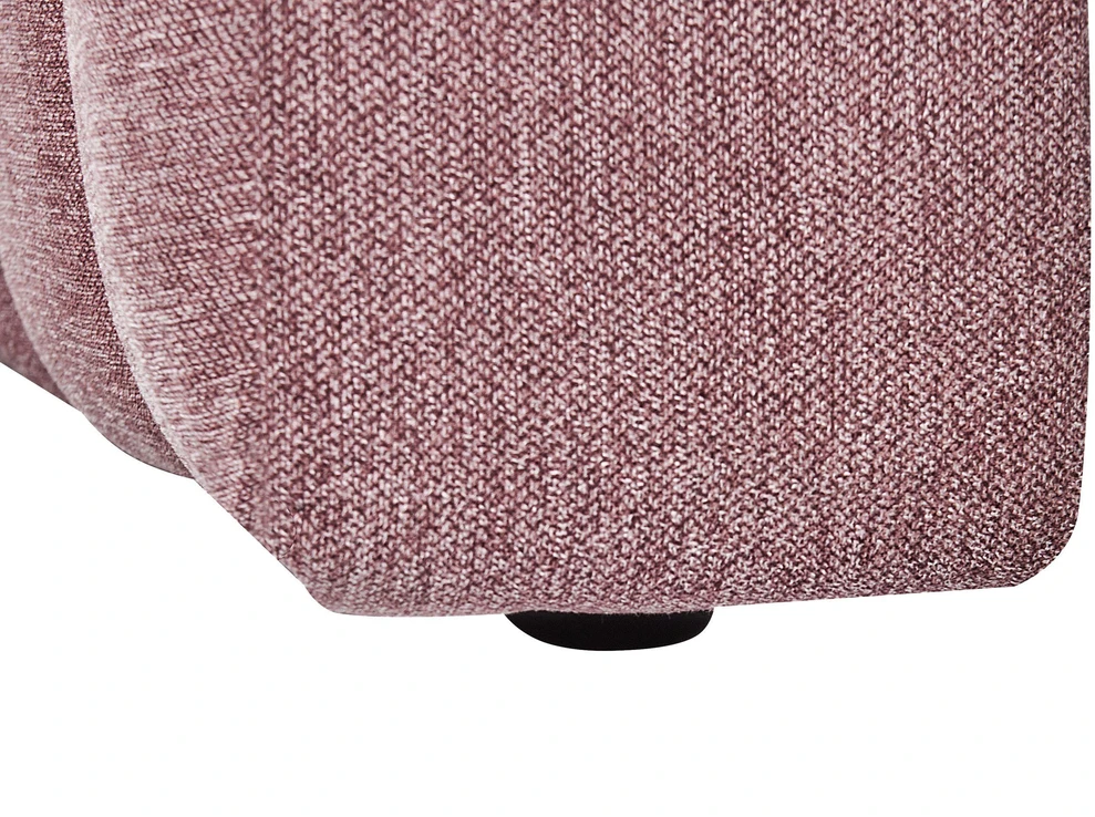 Sofa Beliani Kairysis šezlongas LANNILS rožinis
