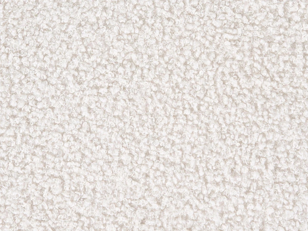 Sofa Beliani Kairysis šezlongas MIRMANDE Boucle kreminės baltos spalvos