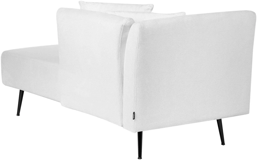 Sofa Beliani Kairysis šezlongas RIOM baltas