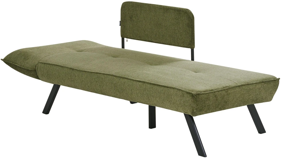 Sofa Beliani Kairysis šezlongas ROCAMADOUR, žalias