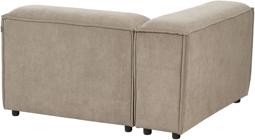 Sofa Beliani Kampinis modulis ARDAL Dešininis šviesiai rudas velvetas
