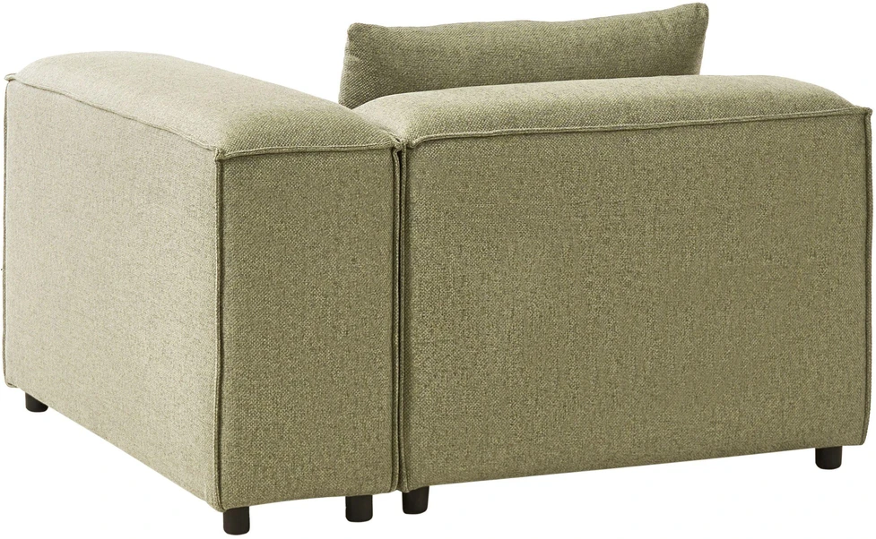 Sofa Beliani Kampinis modulis BRANDE simetrinis, šviesiai žalias
