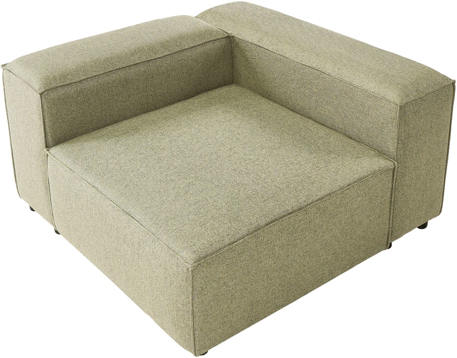 Sofa Beliani Kampinis modulis BRANDE simetrinis, šviesiai žalias