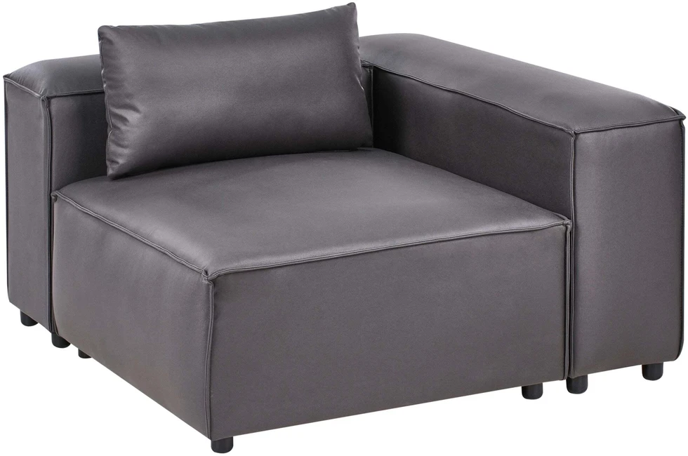 Sofa Beliani Kampinis modulis BRANDE simetriškas juodas