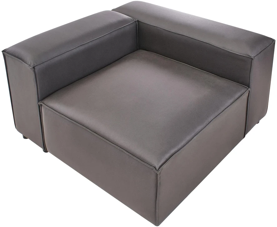 Sofa Beliani Kampinis modulis BRANDE simetriškas juodas
