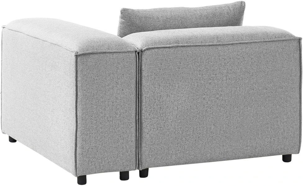 Sofa Beliani Kampinis modulis BRANDE simetriškas, pilkas