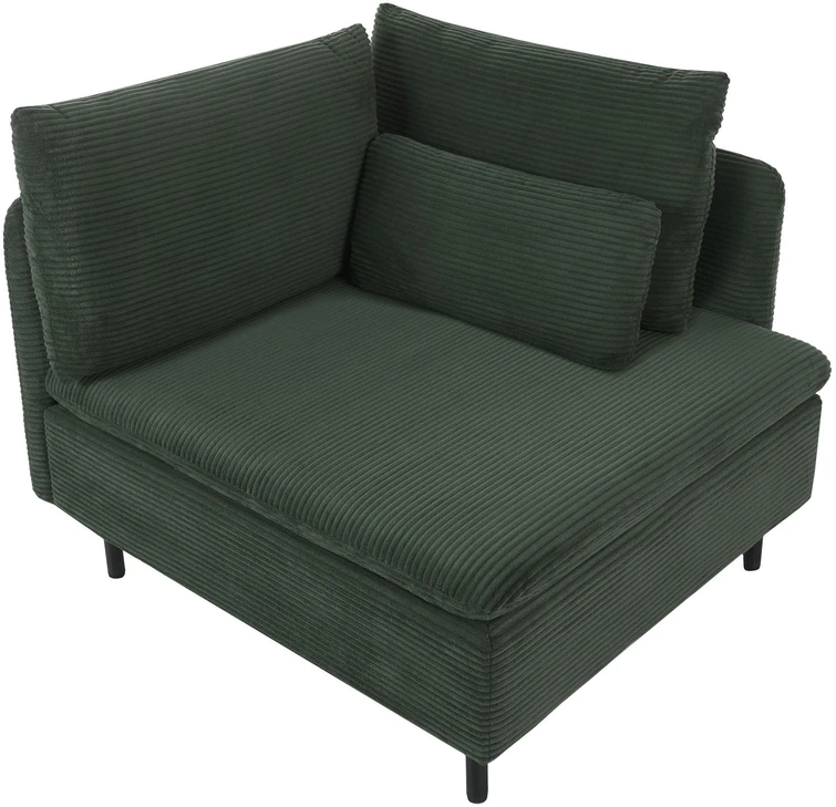 Sofa Beliani Kampinis modulis EGERIS tamsiai žalias kordas