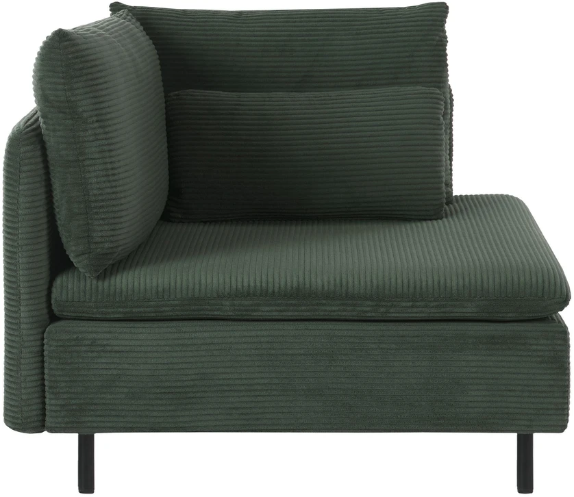 Sofa Beliani Kampinis modulis EGERIS tamsiai žalias kordas