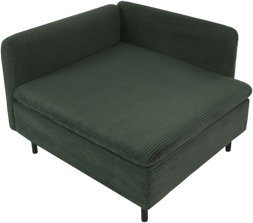 Sofa Beliani Kampinis modulis EGERIS tamsiai žalias kordas