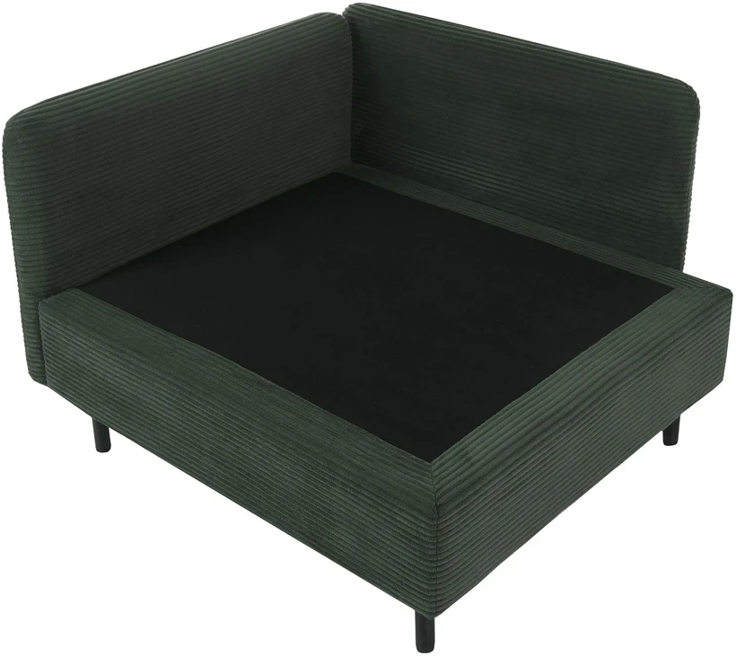Sofa Beliani Kampinis modulis EGERIS tamsiai žalias kordas