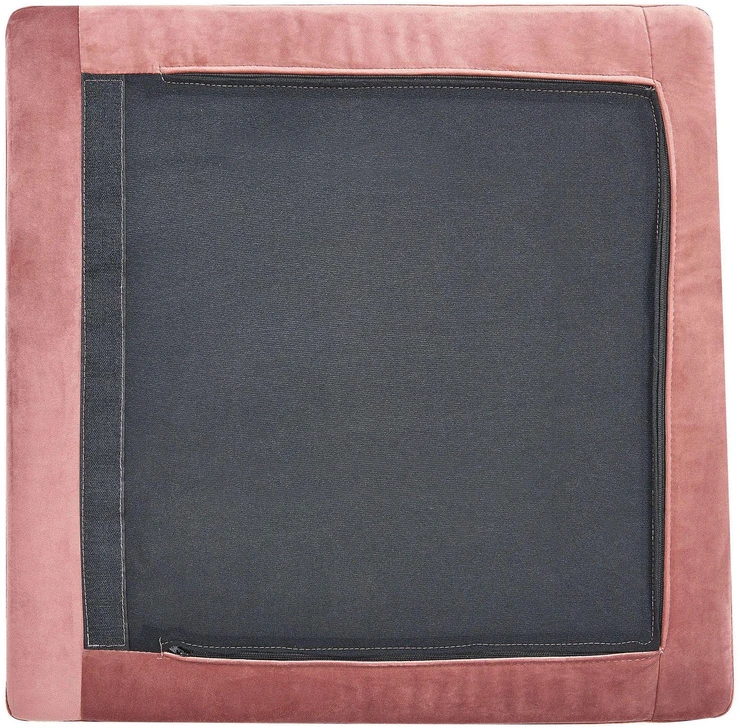 Sofa Beliani Kampinis modulis EVJA, rožinis veliūras