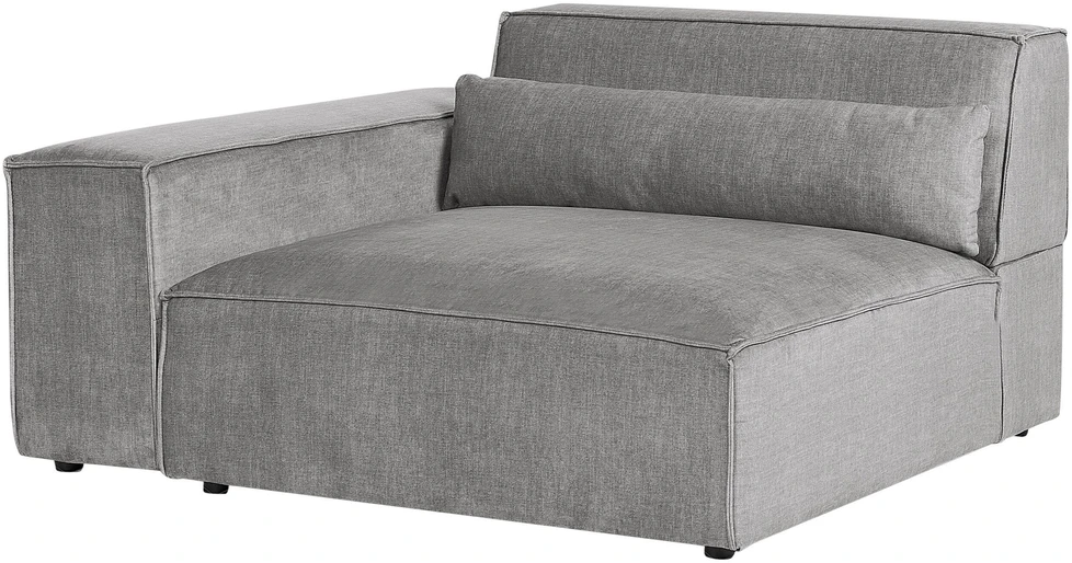 Sofa Beliani Kampinis modulis HELLNAR dešininis pilkas