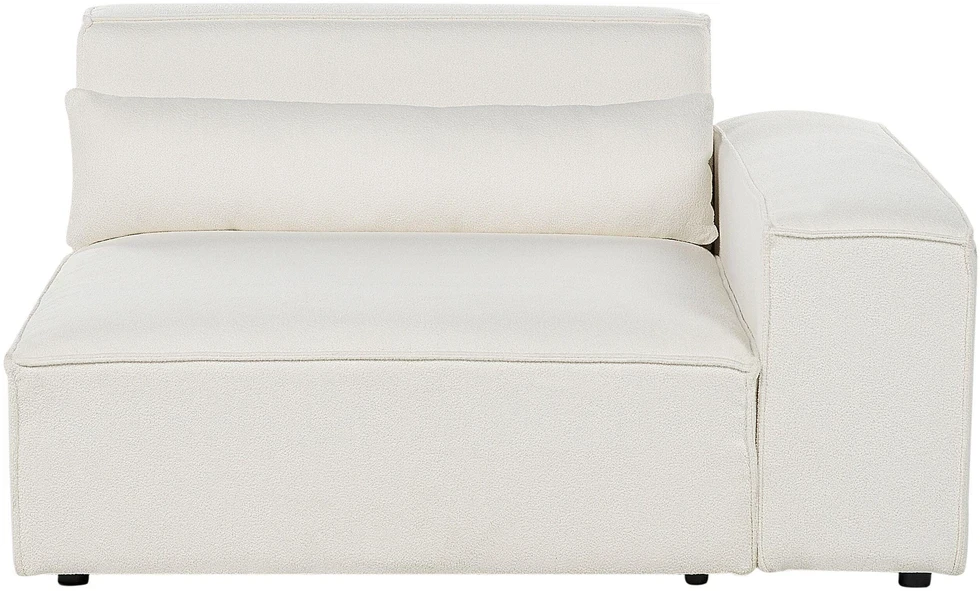 Sofa Beliani Kampinis modulis HELLNAR kairinis, kreminės spalvos „Bouclé“