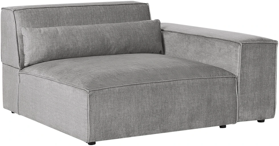 Sofa Beliani Kampinis modulis HELLNAR kairinys, pilkas