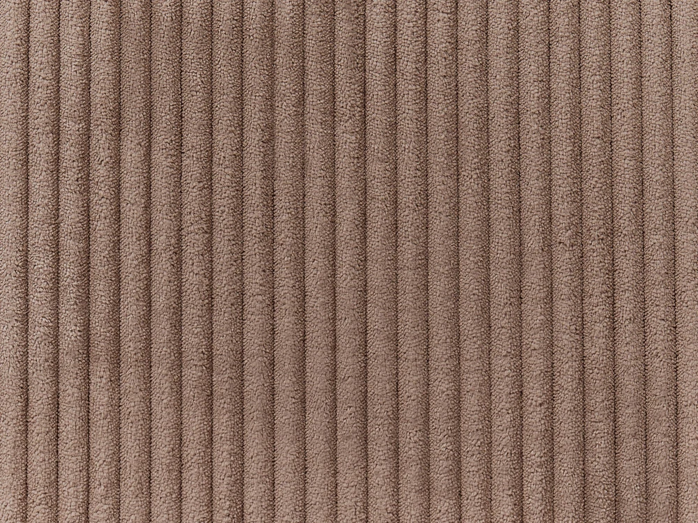 Sofa Beliani Kampinis modulis LEMVIG dešininis smėlio spalvos velvetinis
