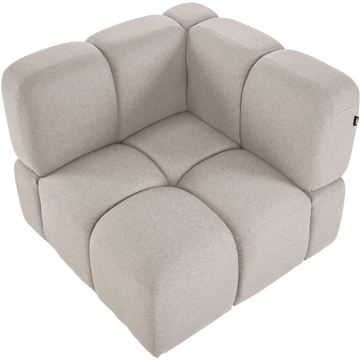 Sofa Beliani Kampinis modulis MAKSABERG, smėlio spalvos