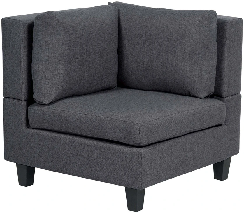 Sofa Beliani Kampinis modulis UNSTAD tamsiai pilkas
