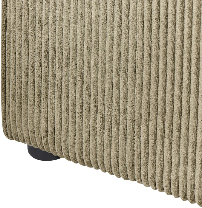Sofa Beliani Kampuotas modulis LEMVIG kairinis, žalias, velvetas