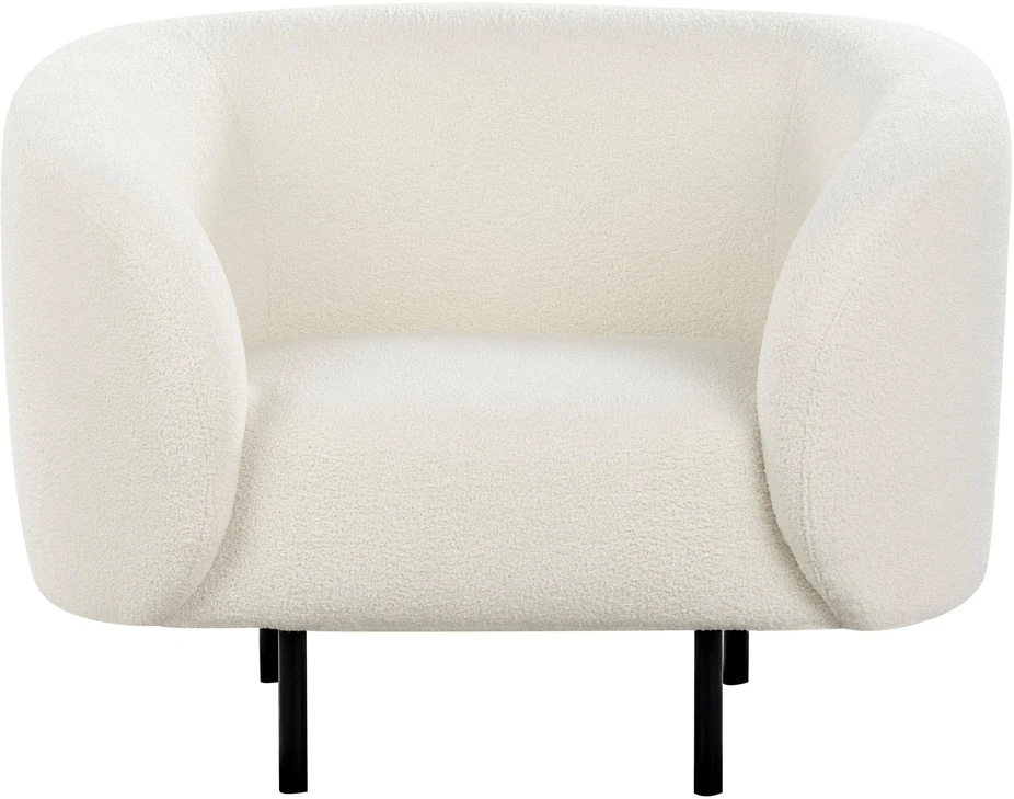 Sofa Beliani LOEN Boucle 6 asmenų svetainės baldų komplektas, baltas