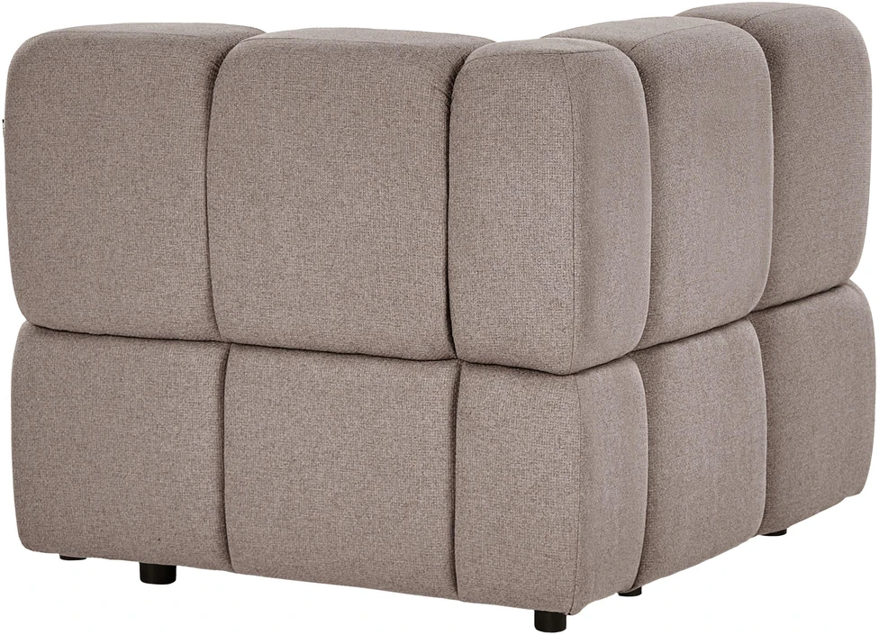 Sofa Beliani MAKSABERG kampinis modulis, smėlio pilka